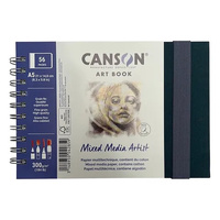 Canson Art Books 300Gsm Pro Mixed Media Portrait 32 Sheets  A5 