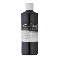Chromacryl Waterbased Black Drawing Ink 250Ml Student Quality