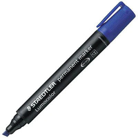 Chisel Tip Permanent Marker 2-5Mm Black Box Of 10 Of One Colour