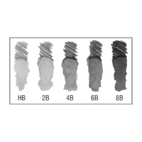 Faber-Castell Water Soluble Graphite Pencil Set Of 5 With Brush