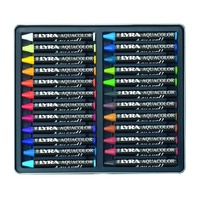 Lyra Aquacolor Wax Crayons Metal Box 12 Pcs