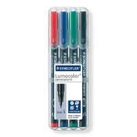 Multi Markers Permanent Fine Tip Packet 10 Black. Suitable On Cd, Dvd, Glass, Wood & Ohp Acetate.
