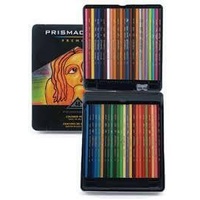 Prismacolour Pencils Sets Of 12 Colours In A Tin.