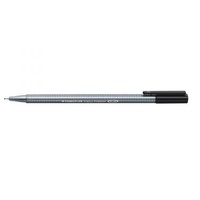 Staedtler Triplus Markers 0.4Mm Tip Black Box Of 10