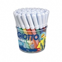Giotto Turbo Colour Markers Fine Tip Tub Of 96 Assorted Colours