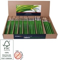 Brush Flat Hog Hair Long Handle #10 Box Of 12