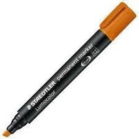 Chisel Tip Permanent Marker 2-5Mm Black Box Of 10 Of One Colour