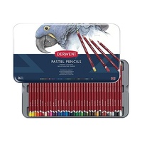 Derwent Artists Pastel Pencils Tin Of 12 Assorted Colours