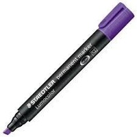 Chisel Tip Permanent Marker 2-5Mm Black Box Of 10 Of One Colour
