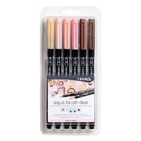 Lyra Aqua Brush Duo Primary Set 6 Pcs 