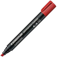 Chisel Tip Permanent Marker 2-5Mm Black Box Of 10 Of One Colour