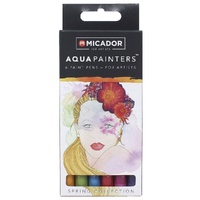 Micador Aqua Painters Set Of 6 Autumn