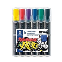 Chisel Tip Permanent Marker 2-5Mm Black Box Of 10 Of One Colour