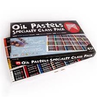 Micador Large Oil Pastels Fluoro Box Of 12 Assorted