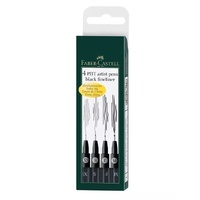 Faber-Castell Pitt Artist Pen Set Of 8 Assorted Tips