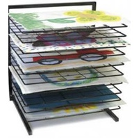 Drying Rack Desk Top 10 Tray. Tray Spacing 45Mm, Unit Size 575W X 450D X 610Mm H