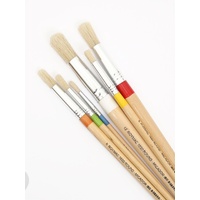 Brush Hog Hair Round Long Handle #4 Box Of 12