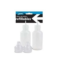 Derivan Refillables 2X135Ml Bottles Lid &amp; Nozzle