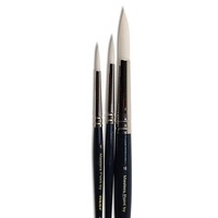 Neef Brush Masters Point White Taklon Series 2018 Size 20 Pkt Of 3