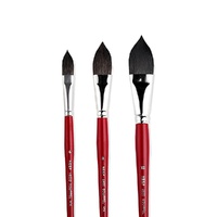 Neef Brush Series 4600 Squirrle Taklon Mix Oval Pointed Wash Size 8 (19Mm)