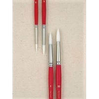 Roymac Brush Series 907 Premium White Taklon Round #0