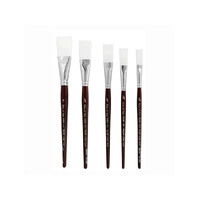 Neef Brush Robert Wade Series 980 White Taklon Long Flat 1 1/2 Inch 36Mm