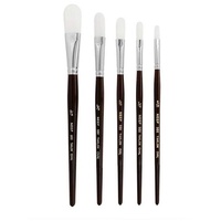 Neef Brush Series 988 White Taklon Long Filbert 1/4 Inch 6Mm