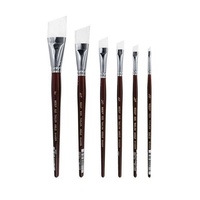Neef Brush Series 995 White Taklon Angle Shader 3/4 Inch 19Mm