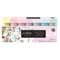 Atelier Interactive Artists Acrylic Paint Pastel Colour Set 7 X 80Ml Tubes