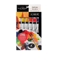 Atelier Interactive Artists Acrylic Paint Starter Set 12 X 20Ml Tubes