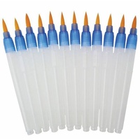 Aqua Flow Brush Pen Set Of 12 Large Size, School Pack Of 12