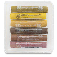 Art Spectrum Artists Soft Pastels 6Ix Packs Autumn Earths