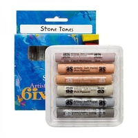 Art Spectrum Artists Soft Pastels 6Ix Packs Stone Tones
