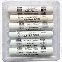 Art Spectrum Artists Soft Pastels 6Ix Packs Extra Soft Cool Tints