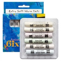 Art Spectrum Artists Soft Pastels 6Ix Packs Extra Soft Warm Tints