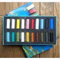 Art Spectrum Artists Soft Pastels Half Sticks Set Of 20 Assorted Colours