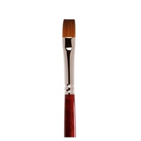 Art Spectrum Brush Synthetic Kolinsky Flat - Short Handle #18