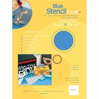 Blue Stencil Film 9 X 12 Inch Packet Of 4