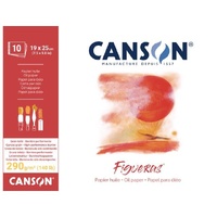 Figueras 290gsm Canvas pad A2 10 Sheets 