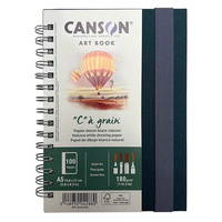 Canson Art Books 180Gsm Pro Ca Grain Portrait 50 Sheets  A5 