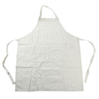 White Canvas Apron Without Pockets 72Cm X 60Cm Wide
