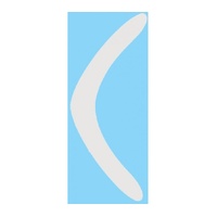 Boomerangs Quality Pasteboard Cut Outs 30 Each Of 13Cm &amp; 26Cm Per Pack