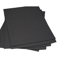 CARDBOARD DOUBLE SIDED 200GSM A3 BLACK PACKET OF 100