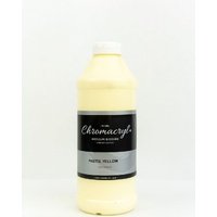 Chromacryl Student Acrylic 1L Pastel Yellow