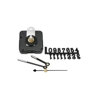 Clock Movement Set. 15Mm Shaft, 70Mm Minute Hand, Numbers, 50Mm Hour Hand, 45Mm Second Hand