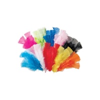 Feathers Multi Coloured 50 Gram Bag Approx 250 Fethers