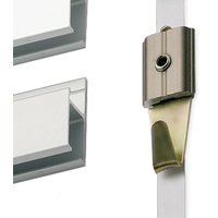 Gallery Hanging System Clear Tape Hooks Packet Of 10