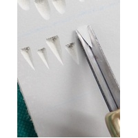 Lino Tool # A Orange Handle Small V Single Tool