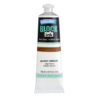Derivan Block Ink 75Ml Burnt Umber