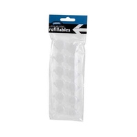 Derivan Refillables 2X Plastic 6 Linked Paint Cups